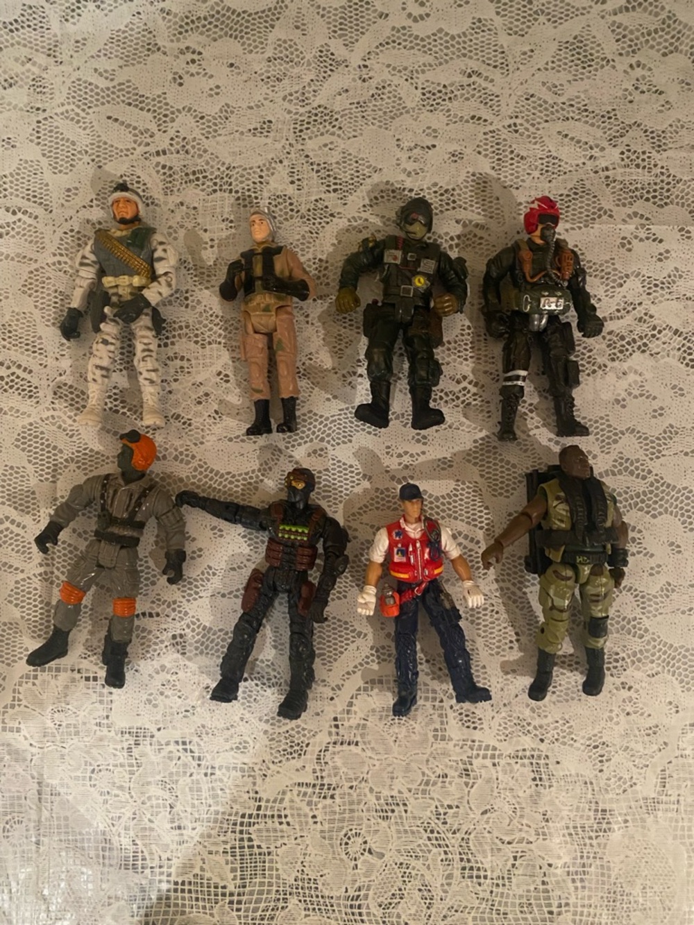 8 Vintage Chap Mei True Heroes Soldiers Mirage Military Action Figures